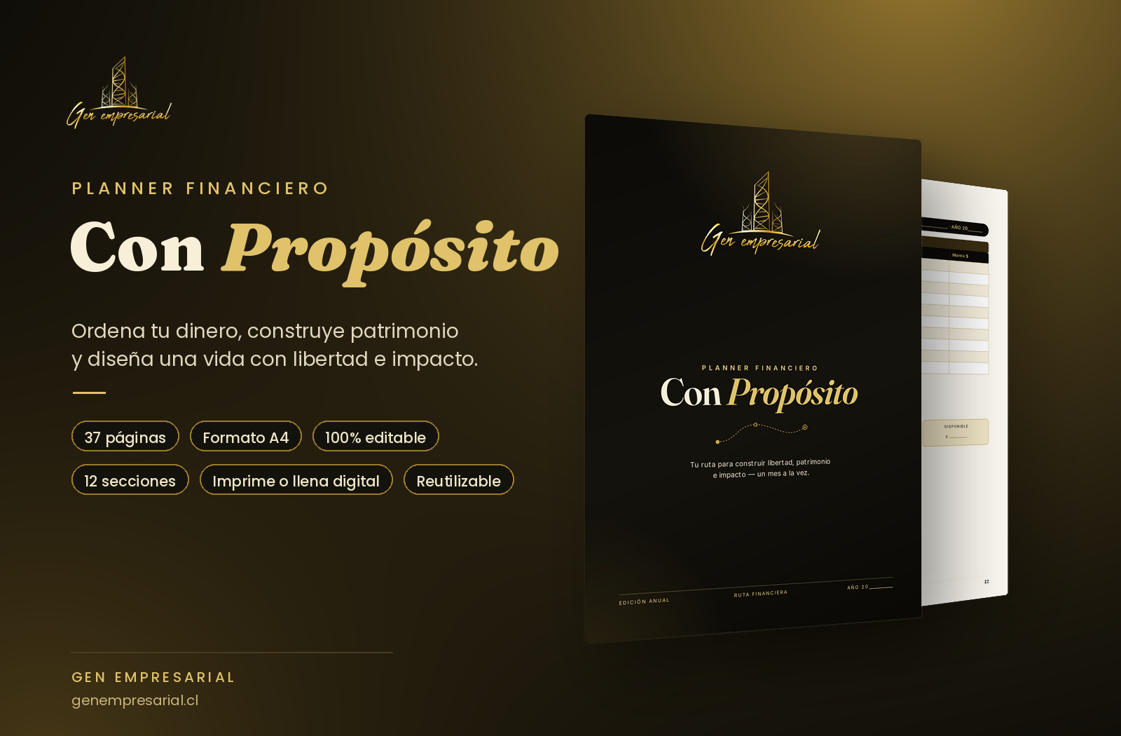 Planner Financiero con Propósito — Ruta Financiera de Ñuble - Vista 1